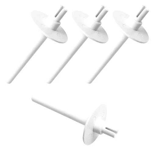 UOMIO 4 Pieces Sewing Machine Accessories, Plastic Replacement Spool Pin for Sewing Machine, Spool Holder for Sewing Machine, Small Thread Spool Cap for Brother, Sewing Machine Parts White