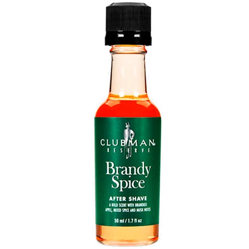 Clubman Reserve Brandy Spice After Shave Lotion, Instantly Cools, Tones, Refreshes The Skin After Shaving, 1.7 oz