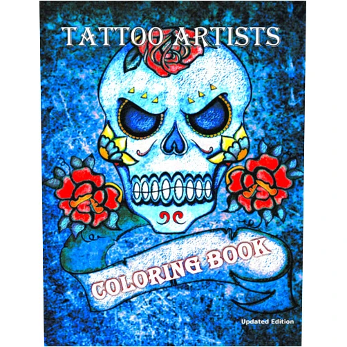 Dunstamac Tattoo Artists Coloring Book: 30 Intricate Tattoo Designs and Images for Adults