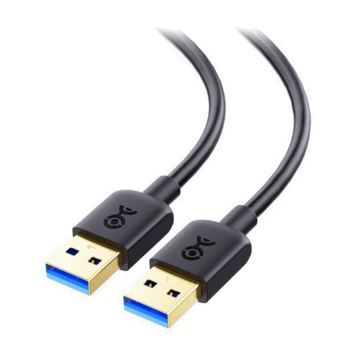 Cable Matters Long USB 3.0 Cable 15ft, USB to USB Cable/USB A to USB A Cable/Male to Male USB Cord/Double USB Cord in Black