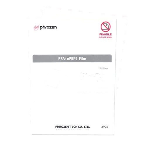 Phrozen PFA (nFEP) Release Film (3 pcs, A4 Size 210 X 297mm), Long-Lasting Uses, Accurate Print Results, for All LCD 3D Printers, Best for Phrozen Sonic Series, Sonic Mini 8K, Sonic Mini 8KS