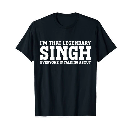 Singh Gifts Family Tee Last Name Birthday Gifts Singh Surname Funny Team Family Last Name Singh T-Shirt