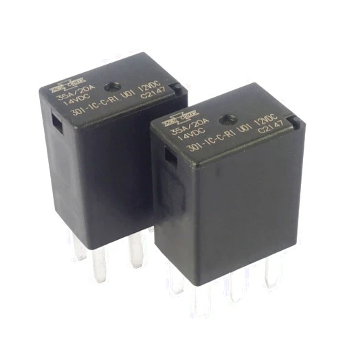 Song Chuan (Pack of 2) 301-1C-C-R1 U01 12VDC Automotive Relay 5 Pins SPDT