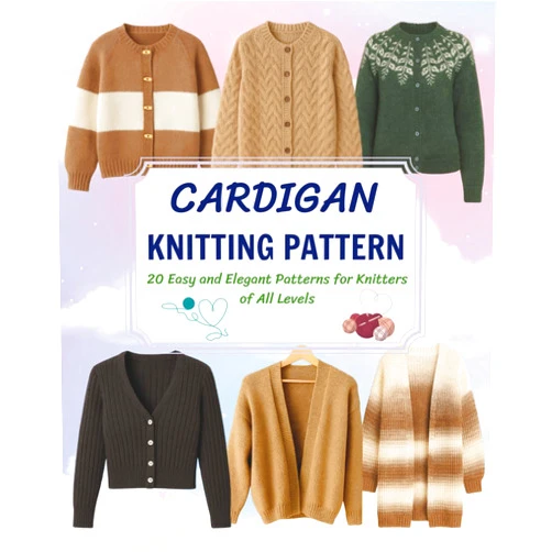 Jessica Newman Cardigan Knitting Pattern: 20 Easy and Elegant Patterns for Knitters of All Levels