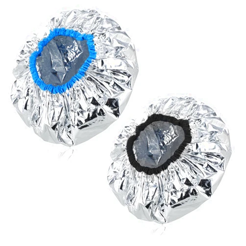 DIVINA VITAE 2 Pcs Aluminum Foil Deep Conditioning Hair Cap Reusable Heat Cap For Deep Conditioning Thickened Hair Cap for Oil Treatment Heated Shower Cap Processing Caps for Hair Dye Cap for Home and Salon Use