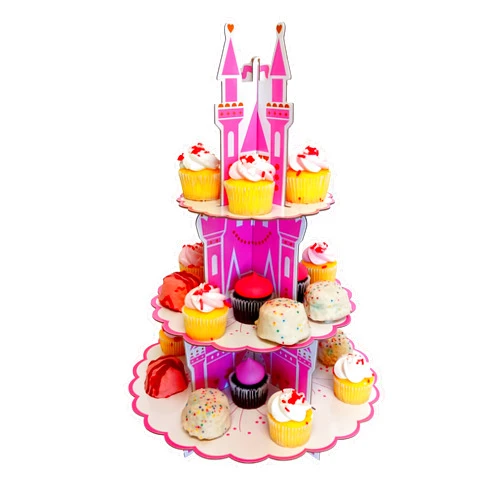 Dondor Princess Cupcake Stand, 3 Tier Cupcake Stand