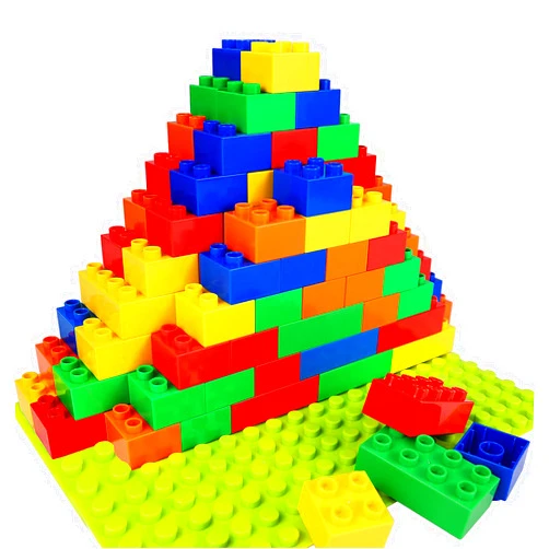 aotipol Building Blocks for Kids Toddlers Including a Baseplate, 101-piece Large Classic Building Bricks Set for Kids of All Ages, Basic STEM Toys Gift, Compatible with All Major Brands