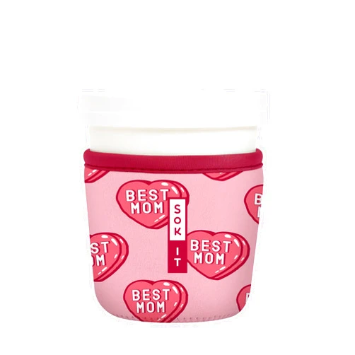 Sok It Ice Cream Sok Insulated Neoprene Cover (Dear Mom, Tapered Ice Cream Pints)