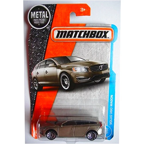 Matchbox 2017 MBX Adventure City Volvo V60 Wagon 14/125, Tan
