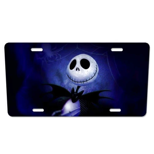 Urbanrags License Plate Frames Nightmare Before Christmas Fine Slim Frame Standard Size for US Car