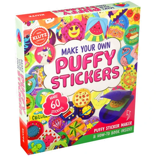 Klutz Make Your Own Puffy Stickers, Multicolor