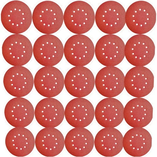SACKORANGE 50 Pack 9-Inch 10 Hole 120 Grit Hook-and-Loop Drywall Sandpaper - Aluminum Oxide Sanding Disc for ‎9