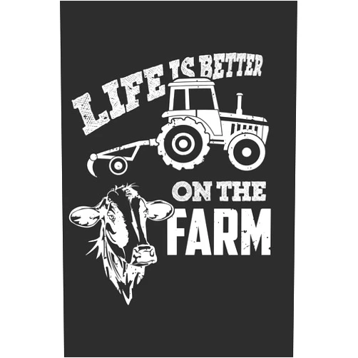 Bauer & Landwirt Notizbücher Life Is Better On The Farm: A5 Punkteraster • Notebook • Notizbuch • Taschenbuch • Journal • Tagebuch - Ein lustiges Geschenk für Freunde oder die ... und Landwirte der Welt (German Edition)