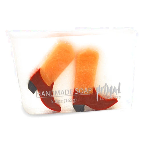 Primal Elements Wrapped Bar Soap, Boots, 6.0-Ounce Cellophane
