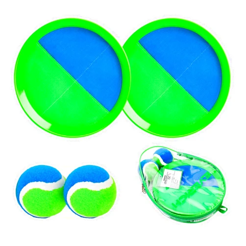 EVERICH TOY EVERICH Upgraded Toss and Catch Ball Game Set - Indoor and Outdoor Games for Kids 3-12, Beach Sand Pool Water Toy Includes 2 Paddles 2 Sticky Balls, Great Birthday Easter Gifts for Boys Girls