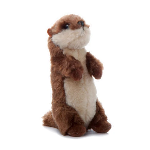 The Petting Zoo River Otter Stuffed Animal Plushie, Gifts for Kids, Wild Onez Babiez Wildlife Animals, River Otter Plush Toy 6 Inches