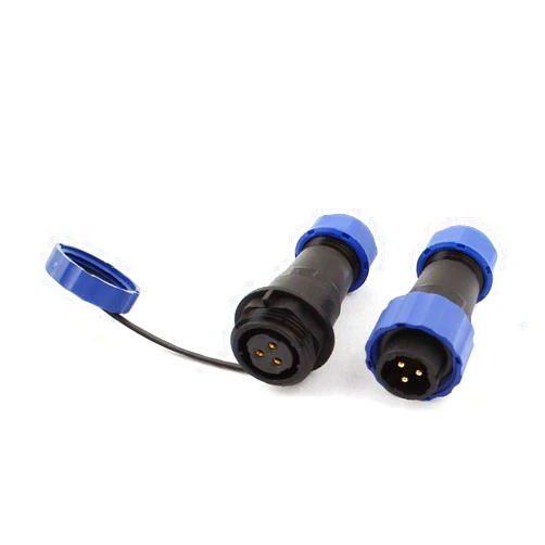 Generic NEW LON0167 Pair Waterproof Aviation Cable Connector w Socket SD16-3 3 Terminals IP68(Wasserdichtes Paar für Luftfahrtkabelpaar mit Sockel SD16-3 3 Terminals IP68