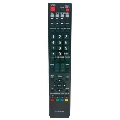 XVEFAT New GA840WJSA Replace Remote Control for Sharp Aquos TV LC-40LE810 LC-40LE820 LC-46LE810
