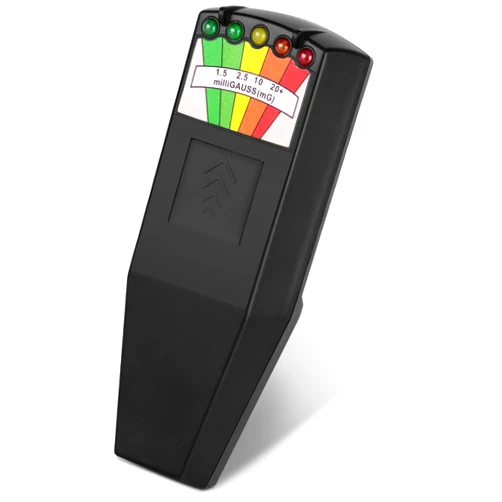 color tree Handheld LED EMF Magnetic Field Ghost Hunting Detector Electromagnetic Paranormal Equipment Tester 50Hz-20,000Hz Black (LED EMF)