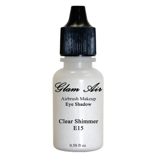 Glam 21 Large Bottle Glam Air Airbrush E15 Clear Shimmer Eye Shadow Water-based Makeup