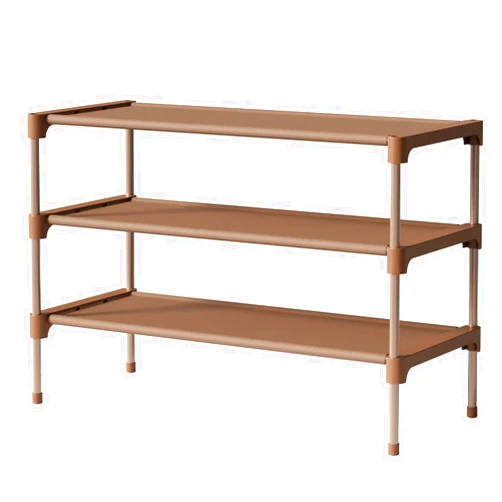 Kitsure Shoe Rack - Premium Non-Woven Shoe Rack Shelf, Shoe Organizer for Closet, Entryway, Garage & Corridor, Sturdy & Durable Long Stackable Shoe Shelves, X-Large, Brown