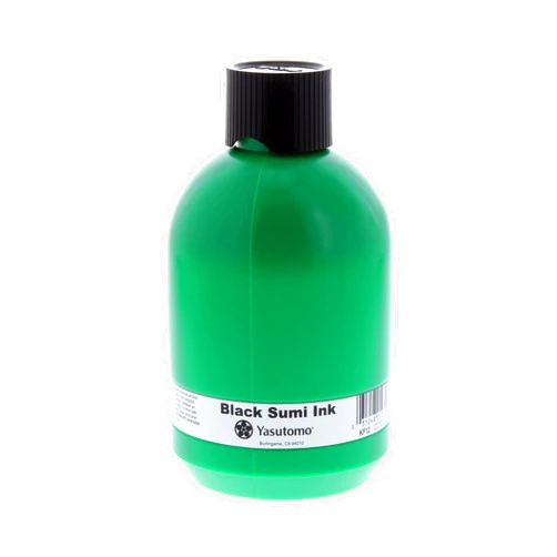 Yasutomo Yasutomo Sumi Ink Japanese Bokuju Black 12 oz