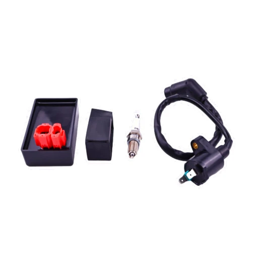 JEENDA Igniter CDI BOX & Ignition Coil Spark Plug 30410-HM3-003 DR8ES-L 30510-HC4-000 Compatible with Honda 1993-2006 TRX300EX 300EX