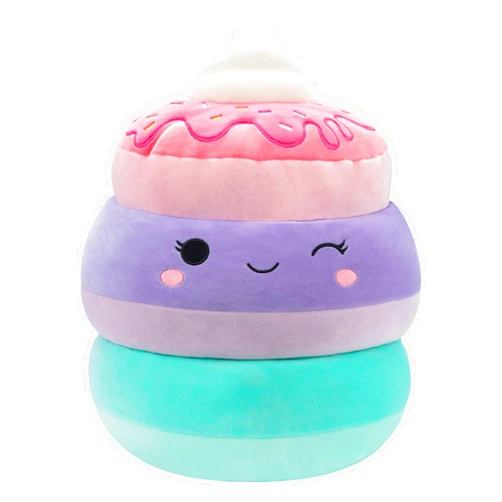 Squishmallows Original 14-Inch Peony Unicorn Pancakes with Whipped Cream - Official Jazwares Large Plush