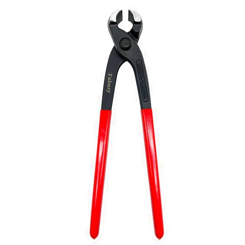 Tabazy Ear Clamp Pliers, Pincer Crimper Tool, Single Ear Hose Clamps Pliers for Auto ATV UTV, Nail Puller for Securing Pipe Hoses, Front Jaw