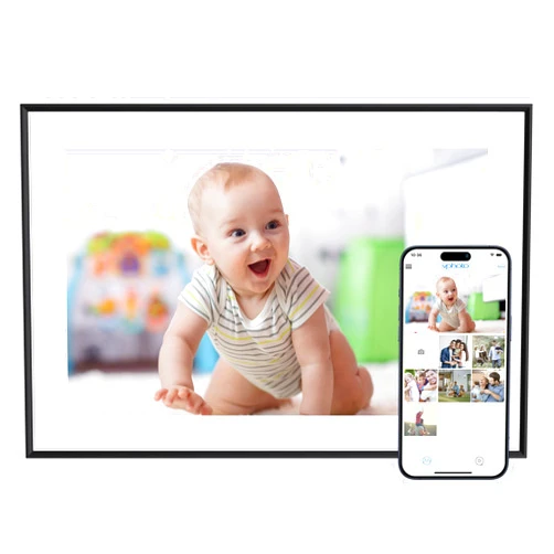 Dragon Touch 10.1'' WIFI Digital Picture Frame - 1280*800 HD IPS Touch Screen Digital Photo Frame Display, Auto-Rotate, Share Photos/Videos Instantly via Free App Best Gifts for Birthday, Wedding, Mom