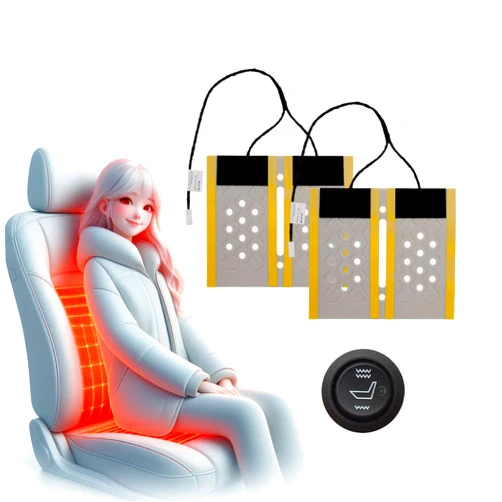 LUCKY DRIVER Universal Seat Comfort Kit for Vehicles Cars Pickup Trucks (12V-101A)