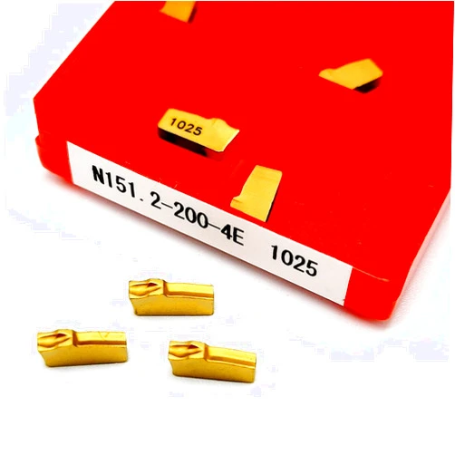 SRCGG 10Pcs N151.2-200-4E 1025 End Milling Cutter CNC Processing Metal Lathe PartsCarbide Turning Tool N151.2-200 1025