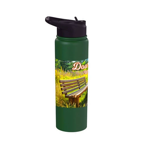 Door County Expressions Door County Wisconsin Summer Wildflower Stainless Steel Insulated Water Bottle