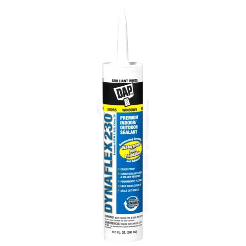 Dap 18275 18 Pack 10.1-Ounce Dynaflex 230 Premium Indoor/Outdoor Sealant, White