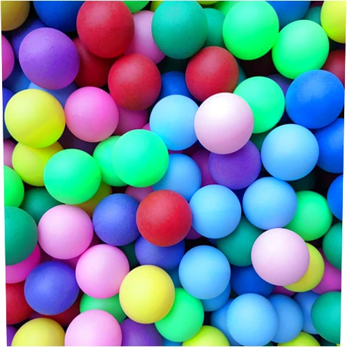 RWHXRWY 70 Pcs Colorful Table Tennis Balls, 40mm Plastic Ping Pong Balls Bulk, Entertainment Table Tennis Balls for Kids, Pong Balls, DIY Projects, Holiday Decorations, Teaching Tools.