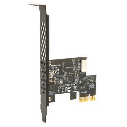 Generic USB 3.2 GEN1 Expansion Card, 5Gbps PCIE Akey to USB 3.2 TypeC Front Desktop Multi Interface High Speed ​​Riser Card Expansion Card (PCIE X1 to USB3.2)