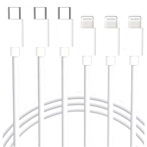 Mitesbony USB C to Lightning Cable [MFi Certified] 3Pack 3FT iPhone Fast Charger Cable Power Delivery Type C Charging Cord Compatible with iPhone 14 13 13 Pro Max 12 12 Pro Max 11 XS XR X 8 iPad,White