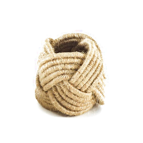 Fenncostyles.com Fennco Styles Set of 4 Classic Braided Jute Burlap Napkin Rings (Natural)