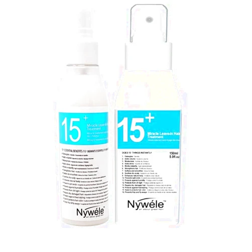 NYWELE PROFESSIONAL Nywele 15+ Miracle Leave in Hair Treatment 5.OZ PACK OF 2