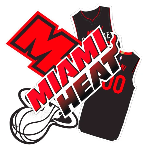Desert Cactus Miami Heat Stickers NBA Officially Licensed Sticker Vinyl Decal Laptop Water Bottle Car Scrapbook (City Edition 2023)