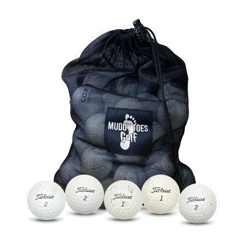 Muddy Toes Golf Balls 48 Recycled & Used ProV1 Mix - Fair Condition - Ready to Play (RTP) - Recycled Used Golf Balls