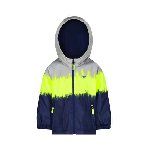 OSHKOSH B'GOSH Boys' Midweight Jersey Lined Hooded Jacket with Zipper Pocket