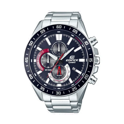 Casio Men's Quartz Watch with Stainless Steel Strap, TBA, 22 (Model: EFV620D-1A4V), Silver-Tone