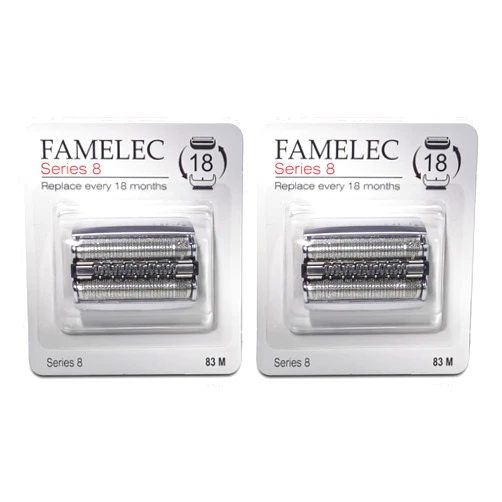 FAMELEC Upgraded 83M for Braun Series 8 Replacement Head 8370cc 8350s 8320s 8325s 8340s, Compatible with Braun Shaver s8, Replacement Shaving Blades Foil & Cutter Cassette for Electric Razor for Men