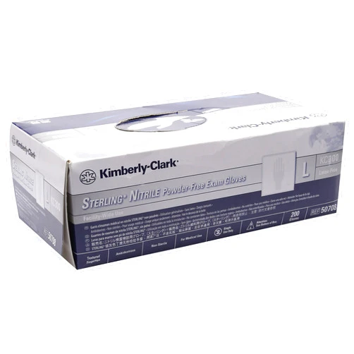 Kimberly-Clark Kimberly Clark Safety 50708 Sterling Nitrile Exam Gloves, Large (Pack of 200)