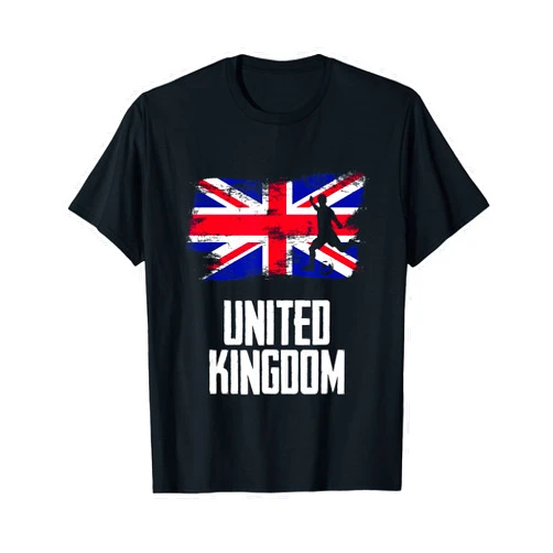 National Flags & Roots Proud Heritage Gifts United Kingdom Flag Jersey British Soccer Team British T-Shirt