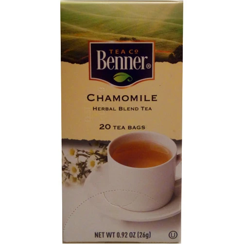 Benner Tea Co. Chamomile Herbal Blend Tea 20 bags