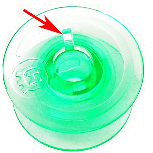 HONEYSEW Box of 25 Clear GREEN Bobbins For Viking Husqvarna White Home #4125615-45 #4123078-G,HUSQVARNA VIKING Rose Designer Platinum Lily Series, Pfaff