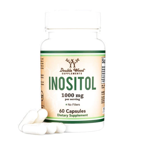 Double Wood Supplements Inositol Capsules (Myo Inositol) 1000mg Health Support for Women (60 Count)(No Fillers, Vegan Safe, Gluten Free) by Double Wood