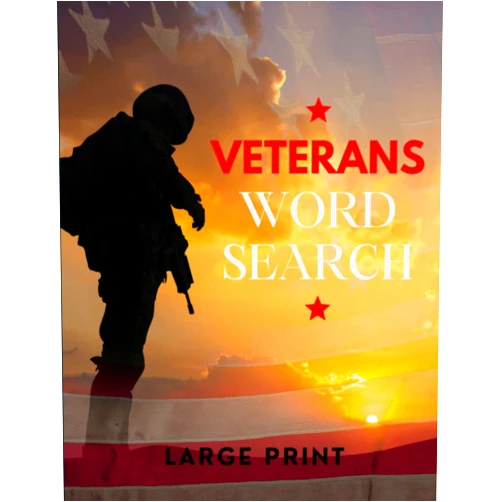 Happy Habits Printing Veterans Word Search: Veterans Word Search, Large Print, Patriotic Defense Themed Puzzles, Armed Forces Word Search Puzzle, Army, Marine Corps, Navy, ... Military War Veterans, Military Word Search.